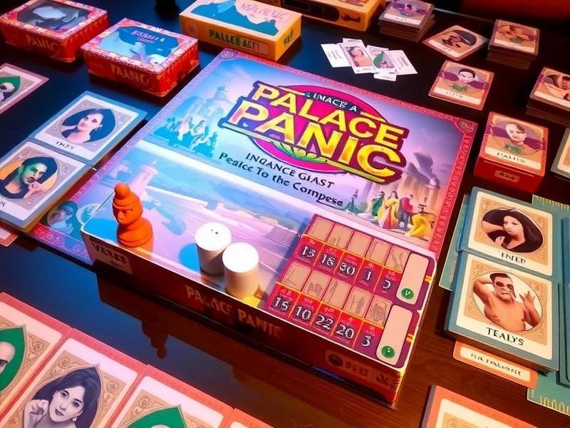 Palace Panic Game Board and Components